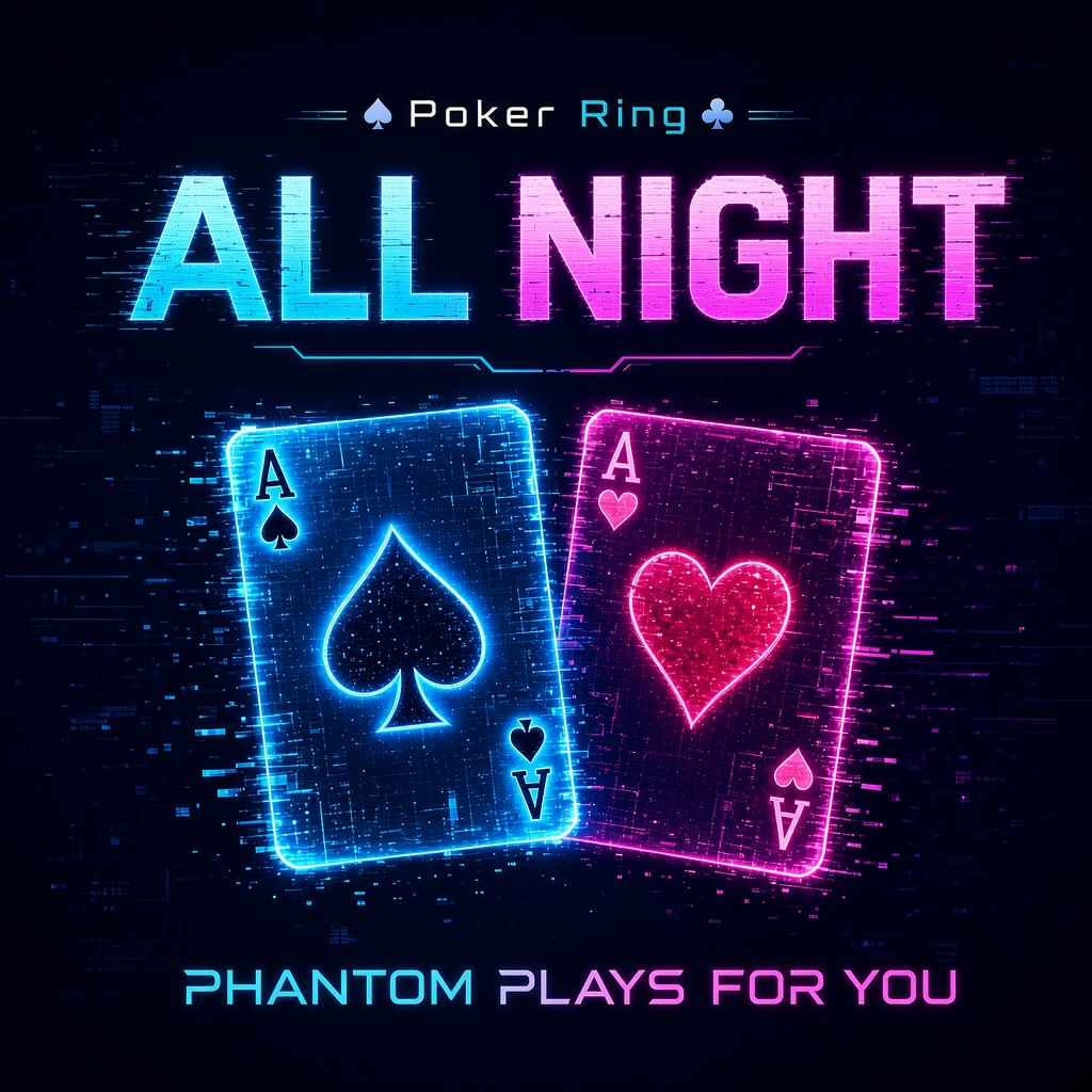 All night, PHANTOM · POKER RING